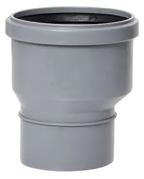 airfit Reduzieradapter Muffe DN 110 Spitzende 90, exzentrisch, aus PP