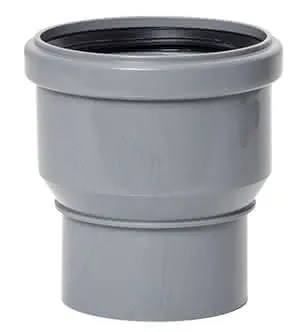 airfit Reduzieradapter Muffe DN 90 Sptizende 75, konzentrisch, aus PP