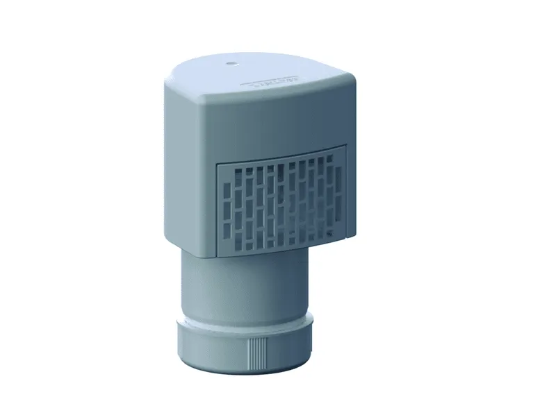 comfort-Rohrbelüfter Mini für Anschluß DN40/DN50 und Außengewinde DN 40 (11/2")