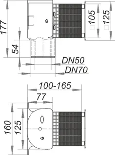 comfort-Rohrbelüfter WE zum Wandeinbau für Anschluß DN 50/DN 70 weiß – Bild 4