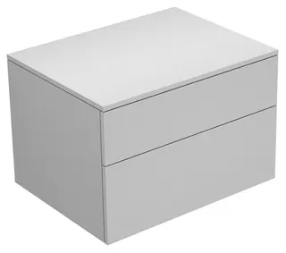 KE Sideboard Edition 400 31743, 2 Auszüge, anthraz./Glas anthraz.sat.