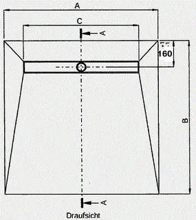 sanibel LINE-Duschelem S3-DEL m sanibel Duschrin. S3-DR 4-seitig 1000x1200mm – Bild 4