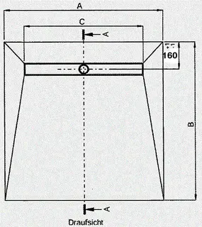 sanibel LINE-Duschelem S3-DEL m sanibel Duschrin. S3-DR 4-seitig 1000x1000mm – Bild 4