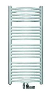 sanibel Badheizkörper S2-R A20 gebogen BH 804 mm BL 447 mm RAL 9016 weiß