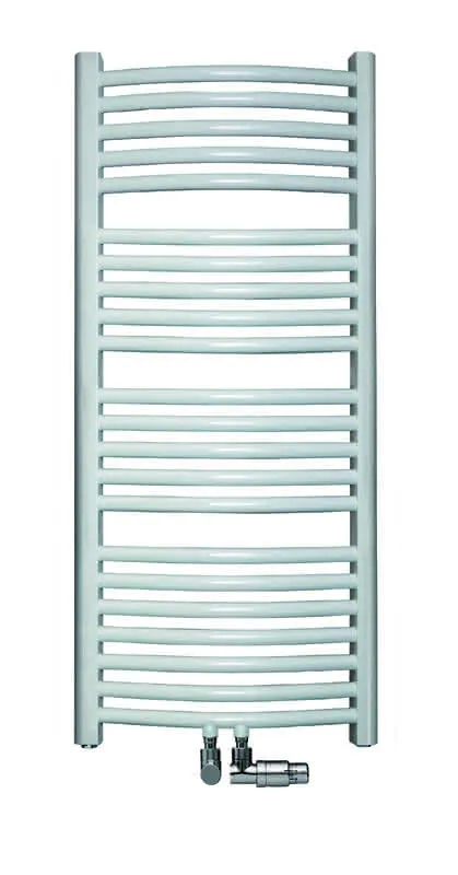 sanibel Badheizkörper S2-R A20 gebogen BH 1172 mm BL 594 mm RAL 9016 weiß