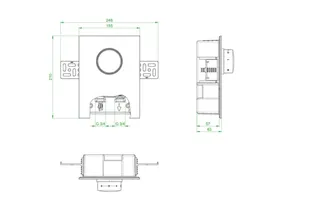 OVENTROP-Unibox TQ-RTL Thermostat, RTL, Q-Tech,Echtglas schwarz – Bild 2