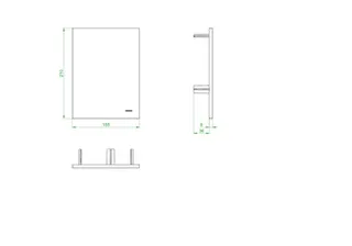 OVENTROP-Abdeckung für Unibox vario geschlossen, weiß – Bild 4
