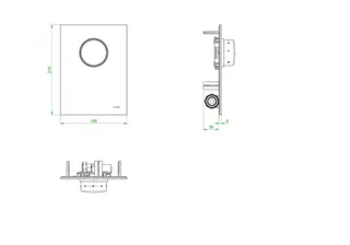 OVENTROP-Abdeckung mit Thermostat Echtglas weiß, für Unibox T-RTL – Bild 2