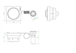 OVENTROP-Thermostat "Uni FHU" 7-28 C, 0 * 1-5, Fernverstellung 5m – Bild 2