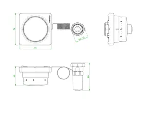 OVENTROP-Thermostat "Uni FHU" 7-28 C, 0 * 1-5, Fernverstellung 10m – Bild 2