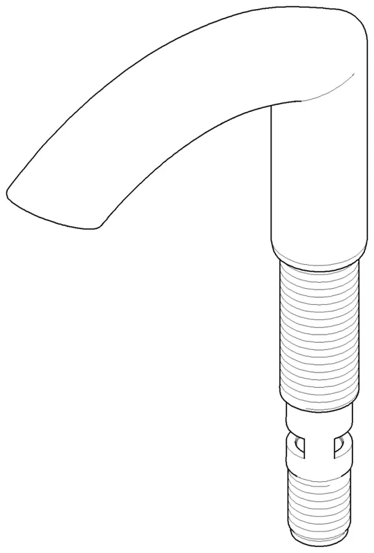 Dornbracht Auslauf für Waschtisch Stand ET 04118703100 34,5 x 157,5 x 131 mm Chrom