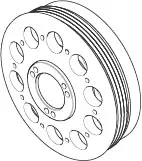 Dornbracht Reguliereinsatz ET 04121107100 31 x 191 x 50 mm