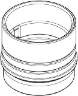 Dornbracht Hülse Hülse komplett ERSATZTEILE 04170102210 D 45 x 38,5 mm