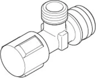 Dornbracht Anschluss für Eckventil ERSATZTEILE 04170200300 D 54 x 50 mm Chrom
