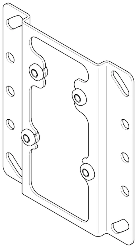Dornbracht Halter für Thermostat ERSATZTEILE 04172012700 153 x 154 x 14 mm