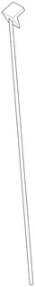 Dornbracht Zugstange für Ablaufgarnitur ET 04207330180 18 x 397 x 87 mm Chrom