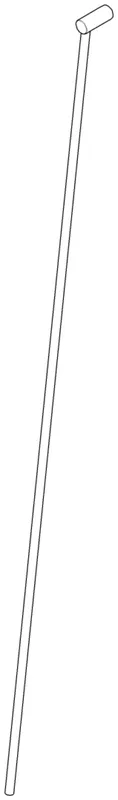 Dornbracht Zugstange für Ablaufgarnitur ET 04208903580 64,9 x 399,3 x 7 mm Chrom