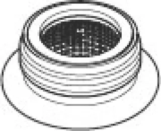 DO Luftsprudler ET 04230101610 M24x1-AG Durchflussklasse B Platin gebürstet