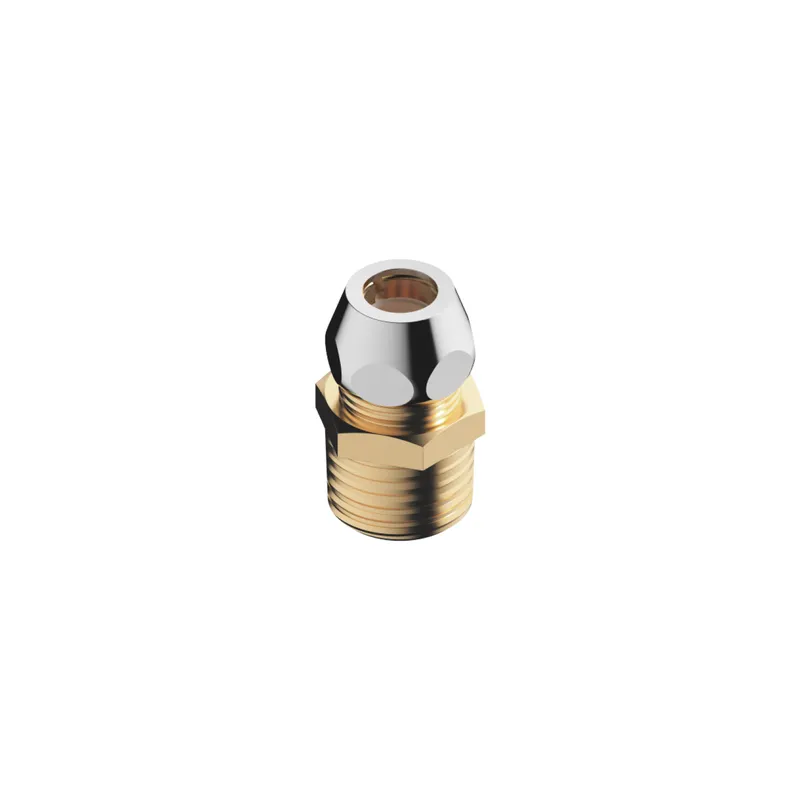 Dornbracht Anschluss mit Nippel ET 04233003102 D 10 mm x 3/8" roh vernickelt