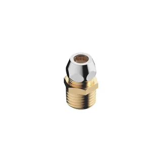 Dornbracht Anschluss mit Nippel ET 04233003102 D 10 mm x 3/8" roh vernickelt