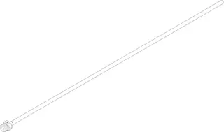 Dornbracht Nippel ERSATZTEILE 04240204700 27 x 835 x 24 mm