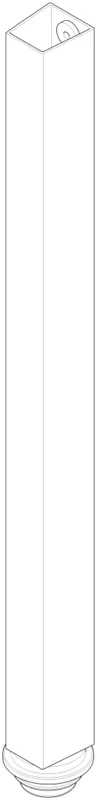 Dornbracht Rohr ERSATZTEILE 04282204200 D 71,5 x 730,5 mm Champagne (22kt Gold)