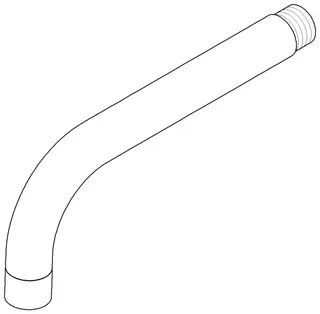Dornbracht Auslauf ERSATZTEILE 04282223600 D 23 x 170 mm Platin gebürstet