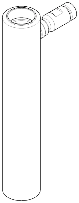 Dornbracht Anschluss ERSATZTEILE 04300117510 83 x 36 x 196 mm Platin
