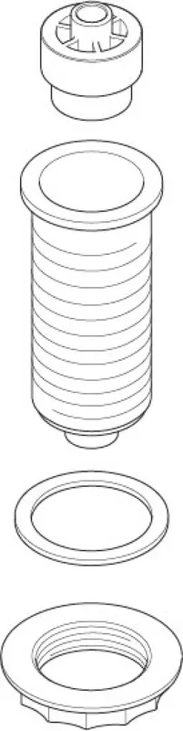 Dornbracht Anschluss ERSATZTEILE 04300118600 D 37,5 x 81 mm