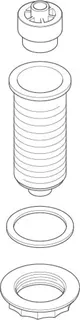 Dornbracht Anschluss ERSATZTEILE 04300118600 D 37,5 x 81 mm