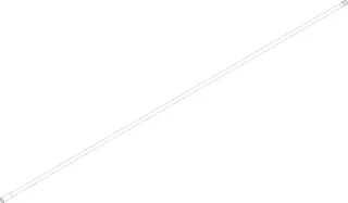 Dornbracht Schl. mit Konus ET 04300207500 M15x1 x M15x1 x 1500 mm Platin gebürstet