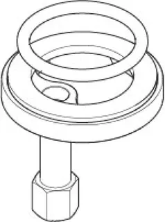 Dornbracht Befestigung mit O-Ring D34 x 4 mm ERSATZTEILE 04301103864 D 52 x 1,5 mm