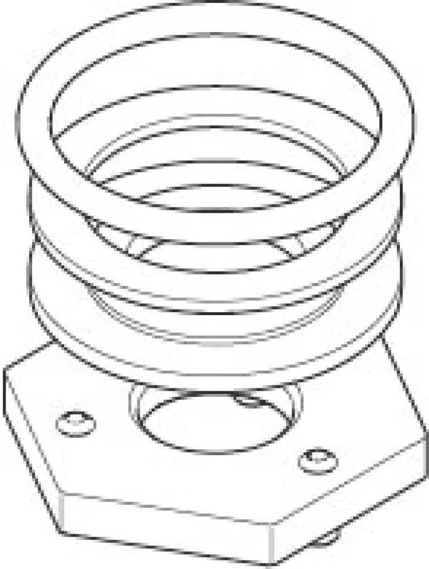 Dornbracht Befestigung mit O-Ring D40 x 4 mm ERSATZTEILE 04301103879 1/2"