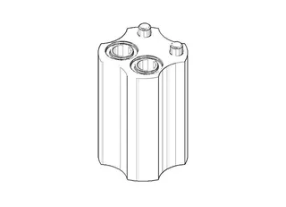 Dornbracht Verlängerung ERSATZTEILE 04301108110 32,5 x 23,5 x 32,5 mm – Bild 2