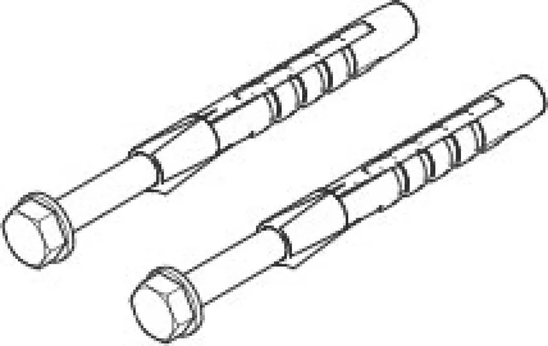 Dornbracht Befestigungssatz Holzschraube ERSATZTEILE 04303101400 5 x 50 mm