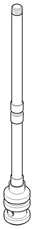 Dornbracht Zugstange für Umstellung ERSATZTEILE 04310901200 D 15 x 140,5 mm Chrom