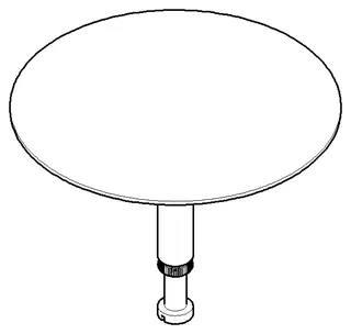 Dornbracht Stopfen für Ab- und Überlaufgarnitur ET 04312003148 100 x 70 x 68 mm Platin