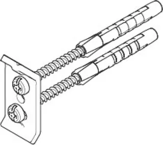 Dornbracht Befestigungssatz ERSATZTEILE 05172073600 40 x 60 x 20 mm