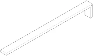Dornbracht Stange für Handtuchhalter ERSATZTEILE 05179855100 19 x 285 x 255 mm Chrom