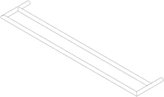 Dornbracht Halter ERSATZTEILE 05282262201 613 x 13 x 120 mm Chrom