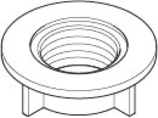 Dornbracht Mutter Schaft-Spender ERSATZTEILE 081010517 45 x 45 x 15 mm