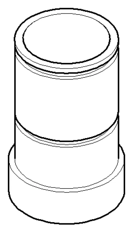 Dornbracht Spender Aufnahme ERSATZTEILE 081010519 D 30 x 48 mm Platin gebürstet