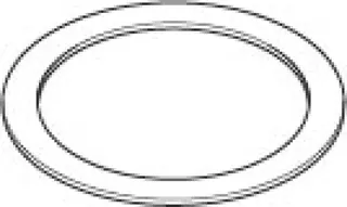 Dornbracht Scheibe ERSATZTEILE 081010624 D 46,5 x 37 x 1 mm