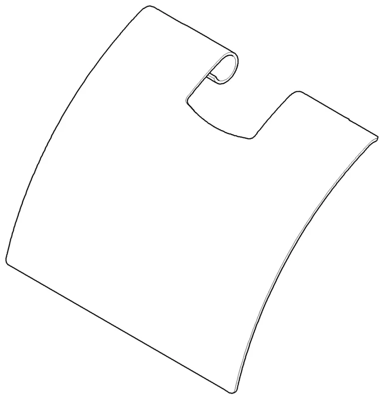 Dornbracht Abdeck. für Papierrollenhalter ET 081102508 120 x 110 x 22 mm Chrom