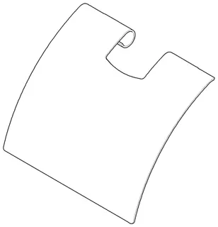 Dornbracht Abdeck. für Papierrollenhalter ET 081102508 120 x 110 x 22 mm Chrom