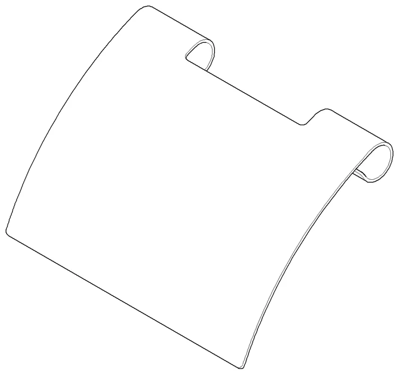 Dornbracht Abdeckung für Papierrollenhalter ERSATZTEILE 081102521 151 x 105 mm Chrom