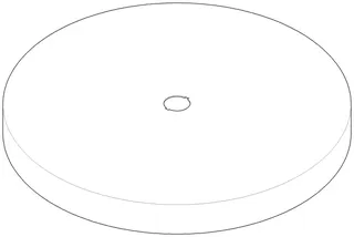 Dornbracht Abdeckung ERSATZTEILE 081102550 D 264 x 28 mm Chrom