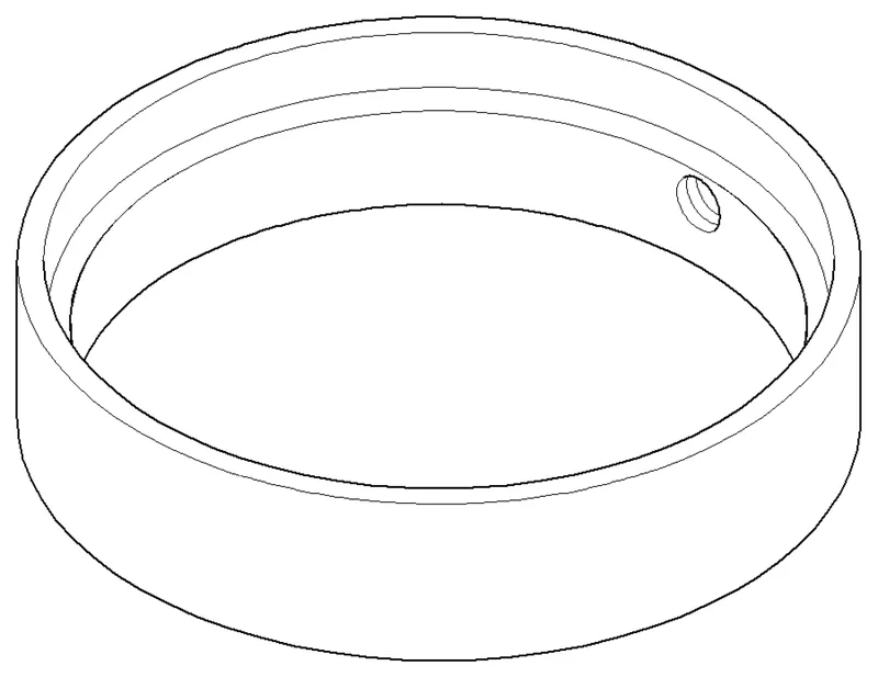 Dornbracht Halter ET 081720634 D 110 x 25 mm Platin gebürstet