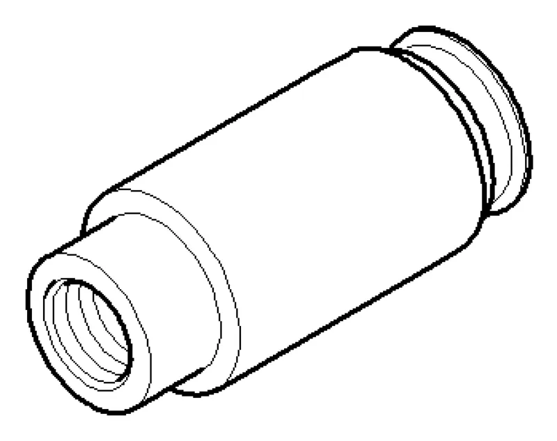 Dornbracht Halter Brausegabel ERSATZTEILE 081762550 D 18 x 42 mm Chrom