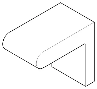 Dornbracht Halter für Badetuchhalter ERSATZTEILE 081767503 40 x 60 x 68 mm Chrom